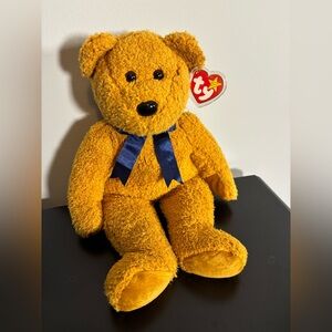 1999 Ty Beanie Buddy Fuzz the Bear Brown Teddy Plush Soft Toy Animal 14”🧸